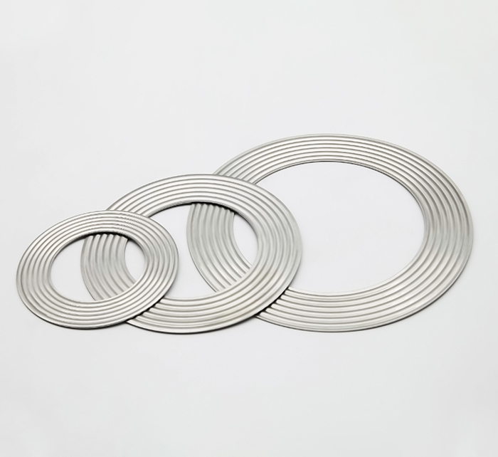 Corrugated metal gasket